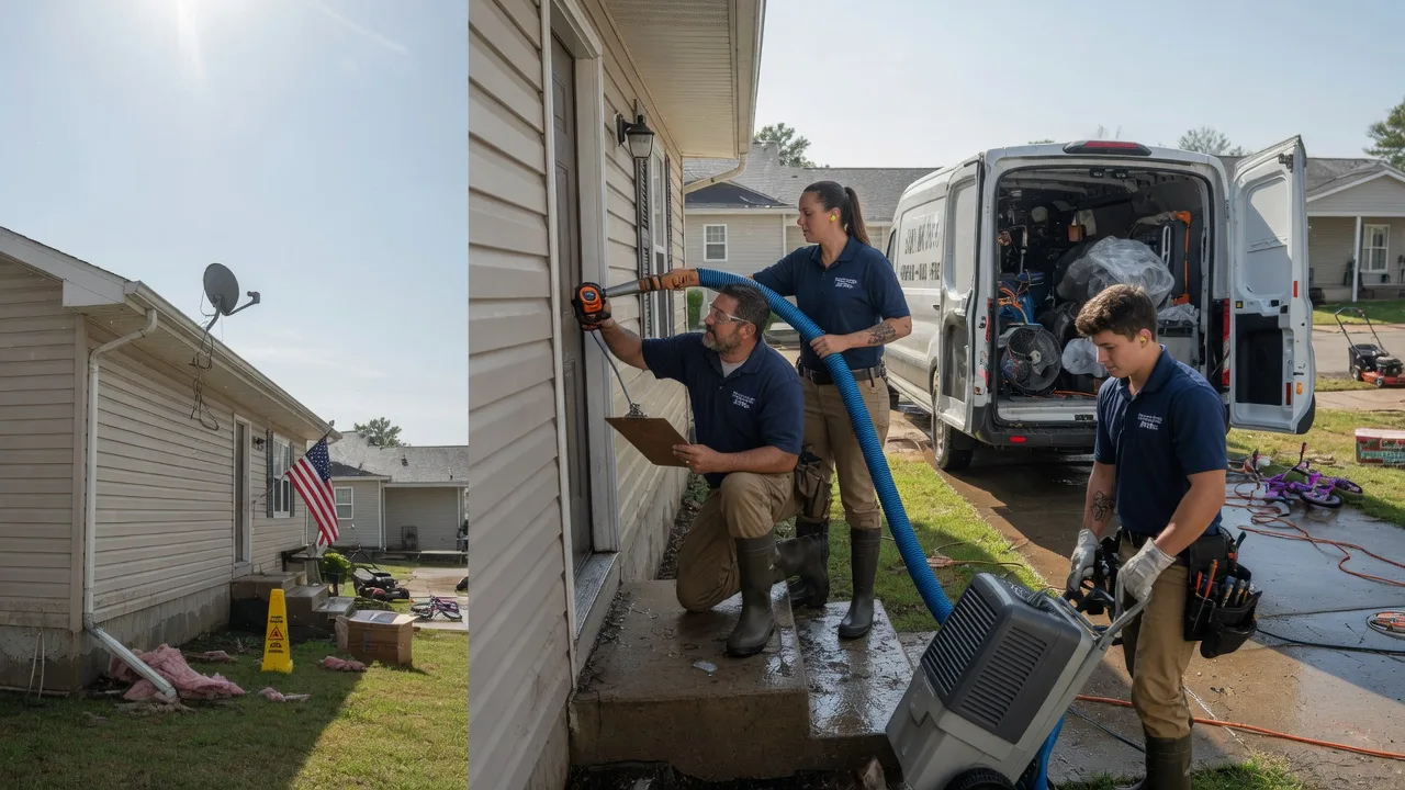 Ceiling Water Damage Restoration in New Holland, OH near me